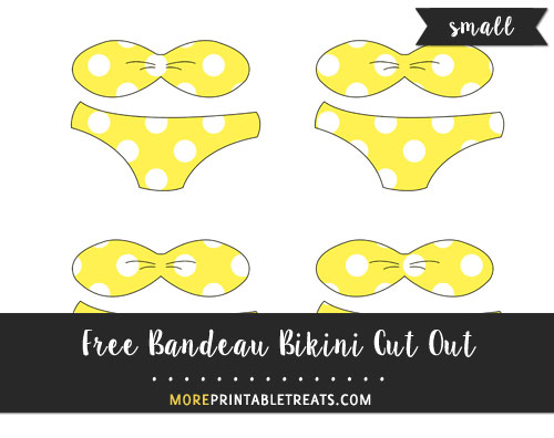 Free Bandeau Bikini Cut Out - Small