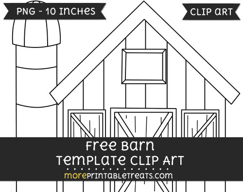 Free Barn Template - Clipart