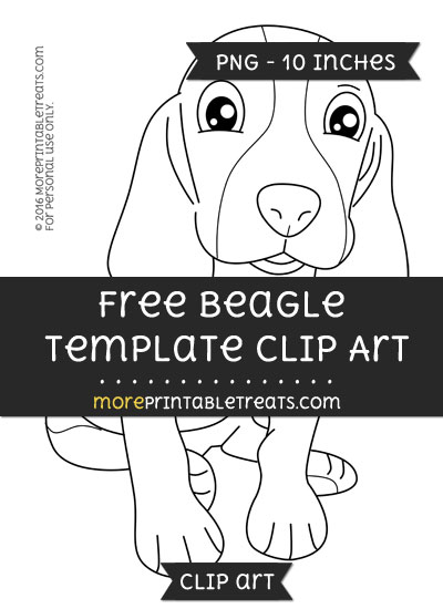 Free Beagle Template - Clipart