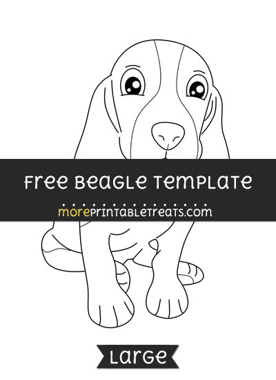 Free Beagle Template - Large