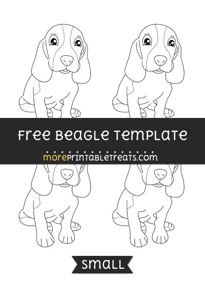 Free Beagle Template - Small