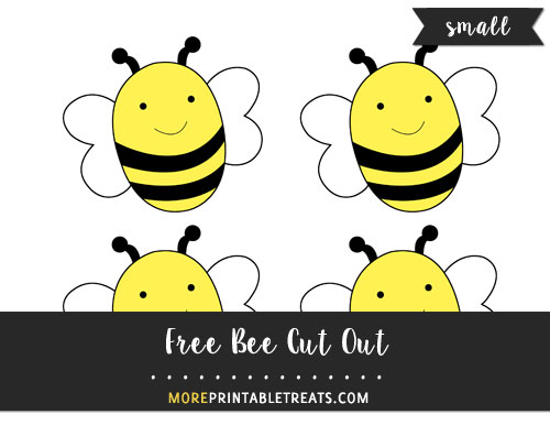 Free Bee Cut Out - Small