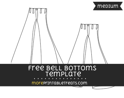 Free Bell Bottoms Template - Medium