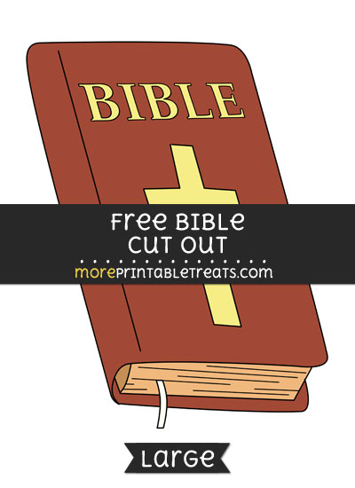Free Bible Cut Out - Large size printable