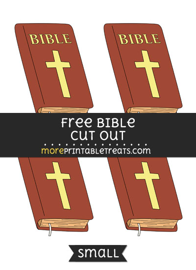 Free Bible Cut Out - Small Size Printable