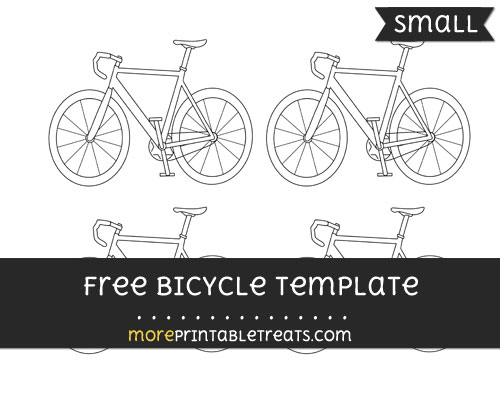 Free Bicycle Template - Small