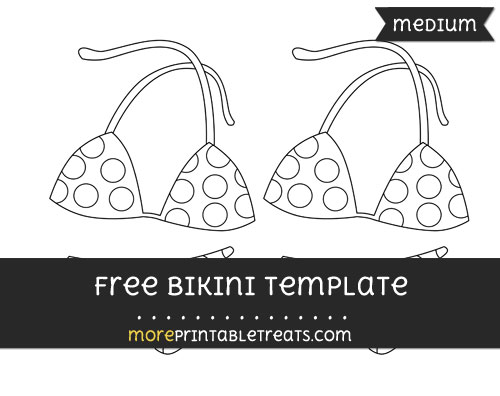 Free Bikini Template - Medium