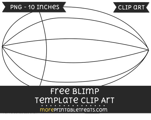 Free Blimp Template - Clipart