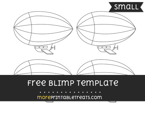 Free Blimp Template - Small