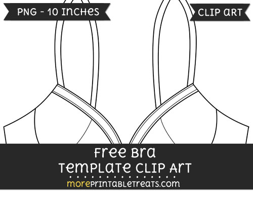 Free Bra Template - Clipart