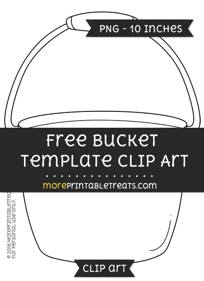 Free Bucket Template - Clipart