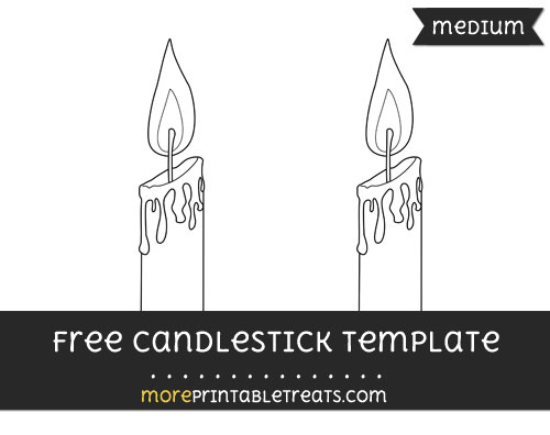 Free Candlestick Template - Medium