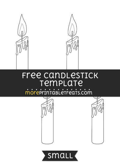 Free Candlestick Template - Small