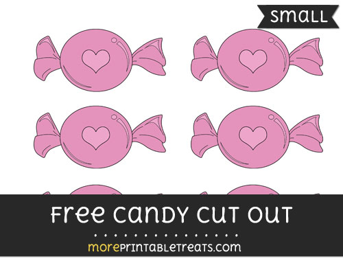 Free Candy Cut Out - Small Size Printable