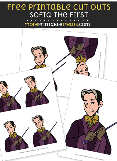 Free Cartoon Cedric from Sofia the First Cut Outs - Printable