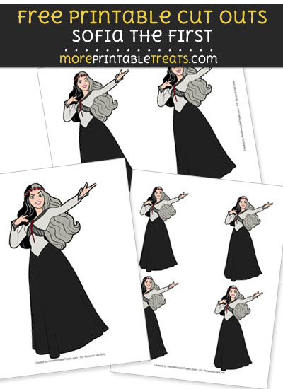 Free Cartoon Ivy from Sofia the First Cut Outs - Printable