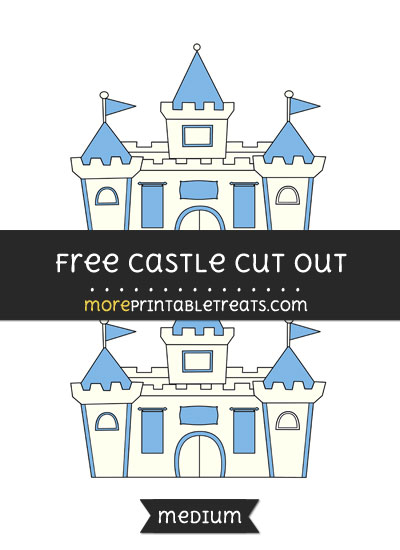 Free Castle Cut Out - Medium Size Printable