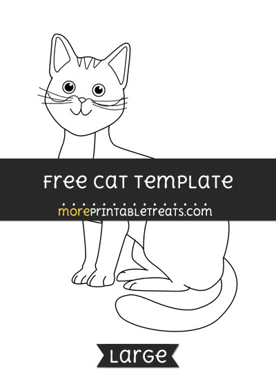 Free Cat Template - Large