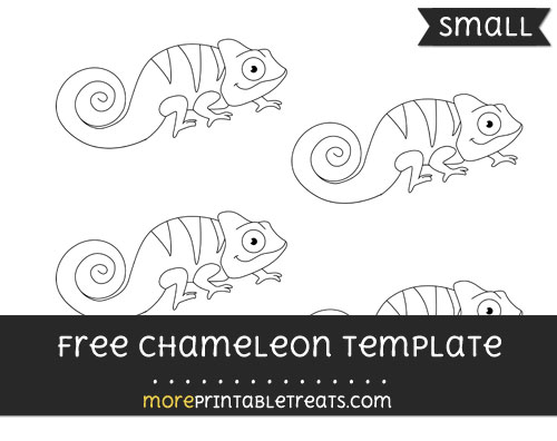 Free Chameleon Template - Small