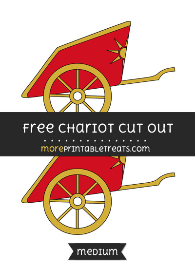Free Chariot Cut Out - Medium Size Printable