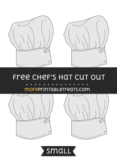 Free Chefs Hat Cut Out - Small Size Printable
