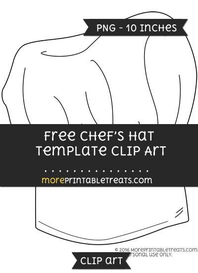 Free Chefs Hat Template - Clipart