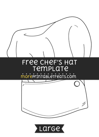 Free Chefs Hat Template - Large