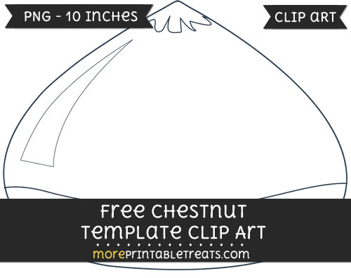 Free Chestnut Template - Clipart