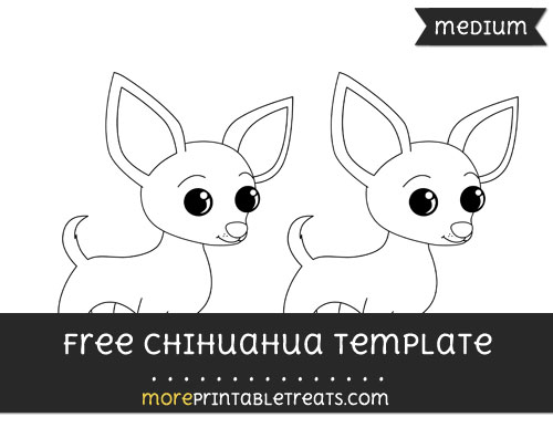 Free Chihuahua Template - Medium