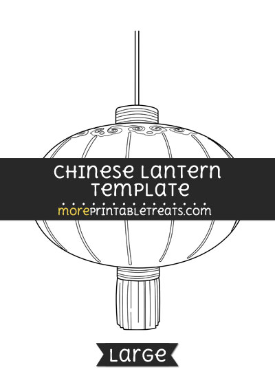 Chinese Lantern Template Large