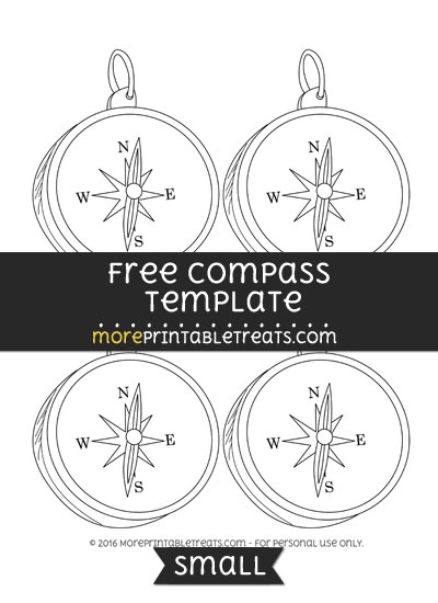 Free Compass Template - Small