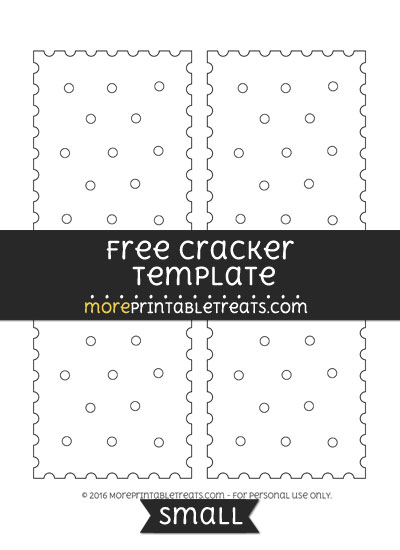Free Cracker Template - Small