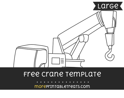 Free Crane Template - Large