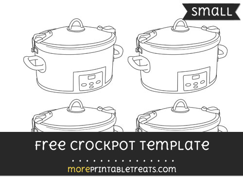 Free Crockpot Template - Small