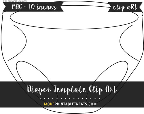 Free Diaper Template - Clipart