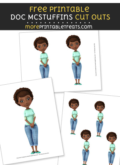 Free Doc McStuffins' Mom Cut Outs - Printable - Doc McStuffins