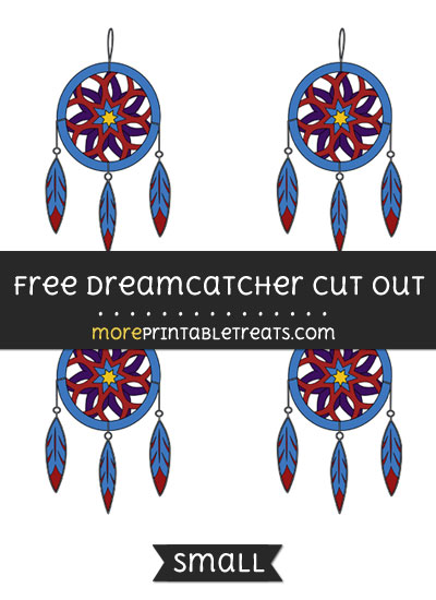 Free Dreamcatcher Cut Out - Small Size Printable