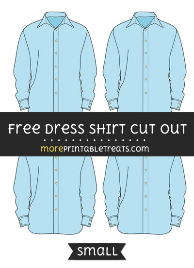 Free Dress Shirt Cut Out - Small Size Printable