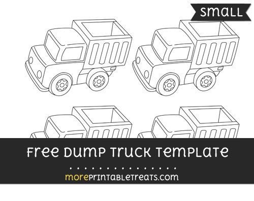 Free Dump Truck Template - Small