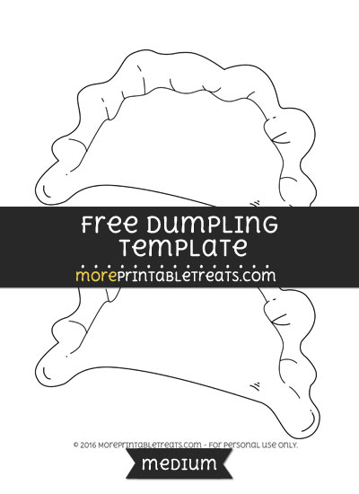 Free Dumpling Template - Medium