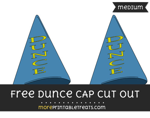 Free Dunce Cap Cut Out - Medium Size Printable
