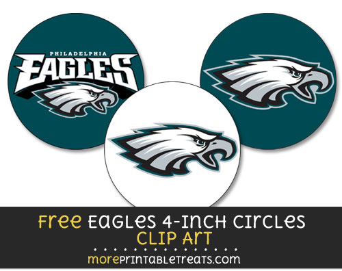 Free Philadelphia Eagles 4-Inch Circle Clip Art Clear Background
