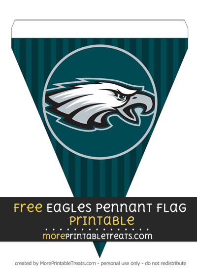 Free Philadelphia Eagles Pennant Flag Banner Decoration