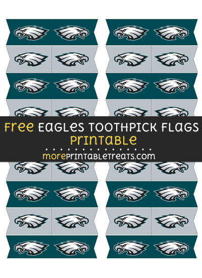 Free Philadelphia Eagles Toothpick Flags