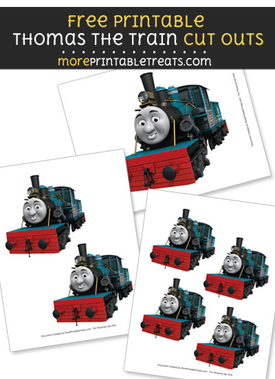 Free Edward the Blue Engine Cut Outs - Printable - Thomas the Train and Friends