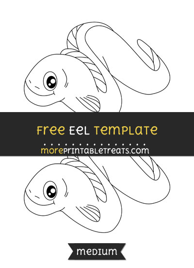 Free Eel Template - Medium