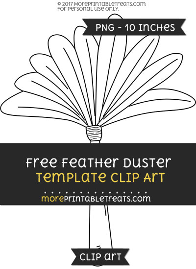 Free Feather Duster Template - Clipart