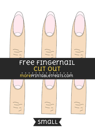 Free Fingernail Cut Out - Small Size Printable