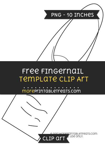 Free Fingernail Template - Clipart