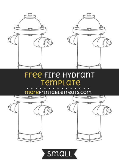 Free Fire Hydrant Template - Small